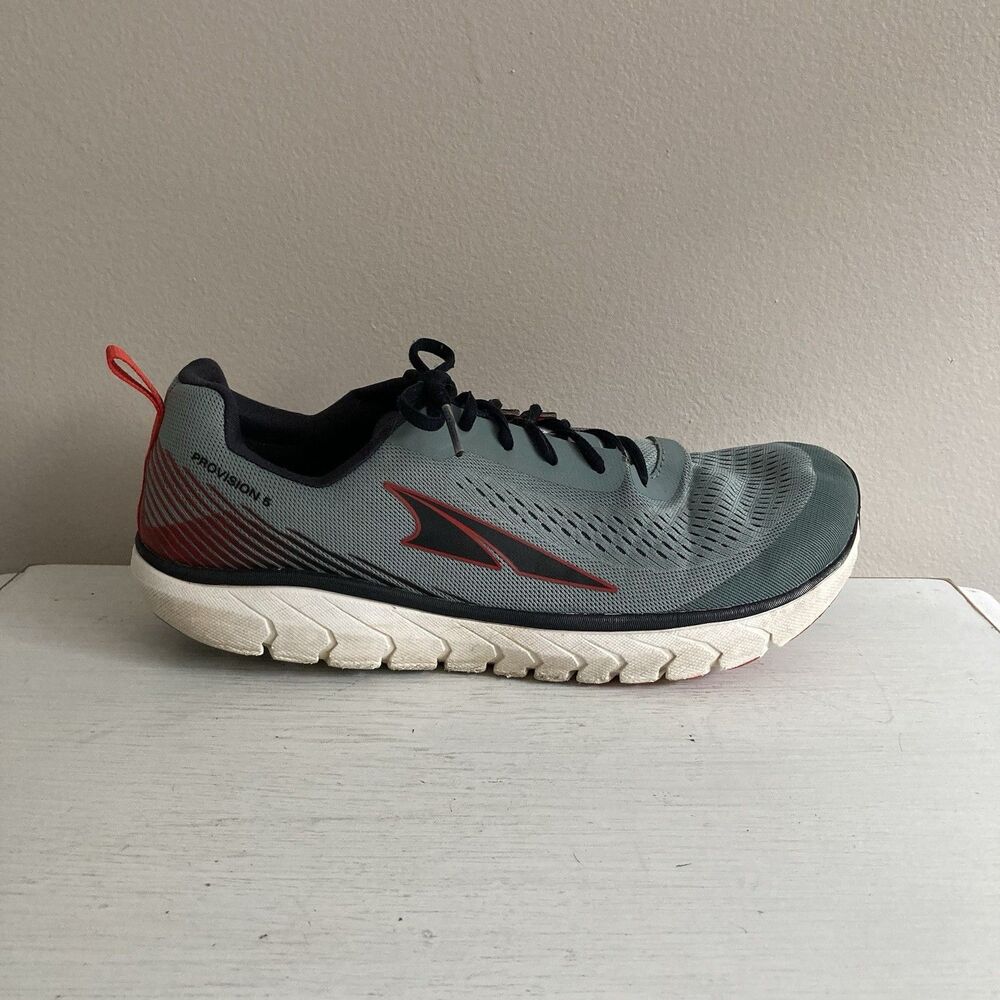 Altra Provision 5 Mens Road Running Shoes Grey/ Red Size 12.5 Adaptive Arch - Picture 5 of 13